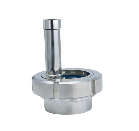Sanitary Stainless Steel Union LED Light Sight Glass