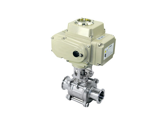Electric non-retention ball valve