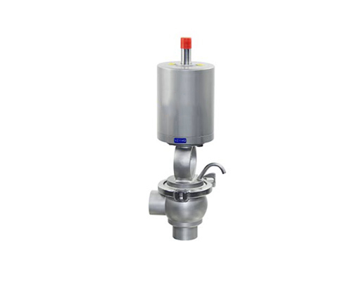 Aseptic diaphragm reversing valve